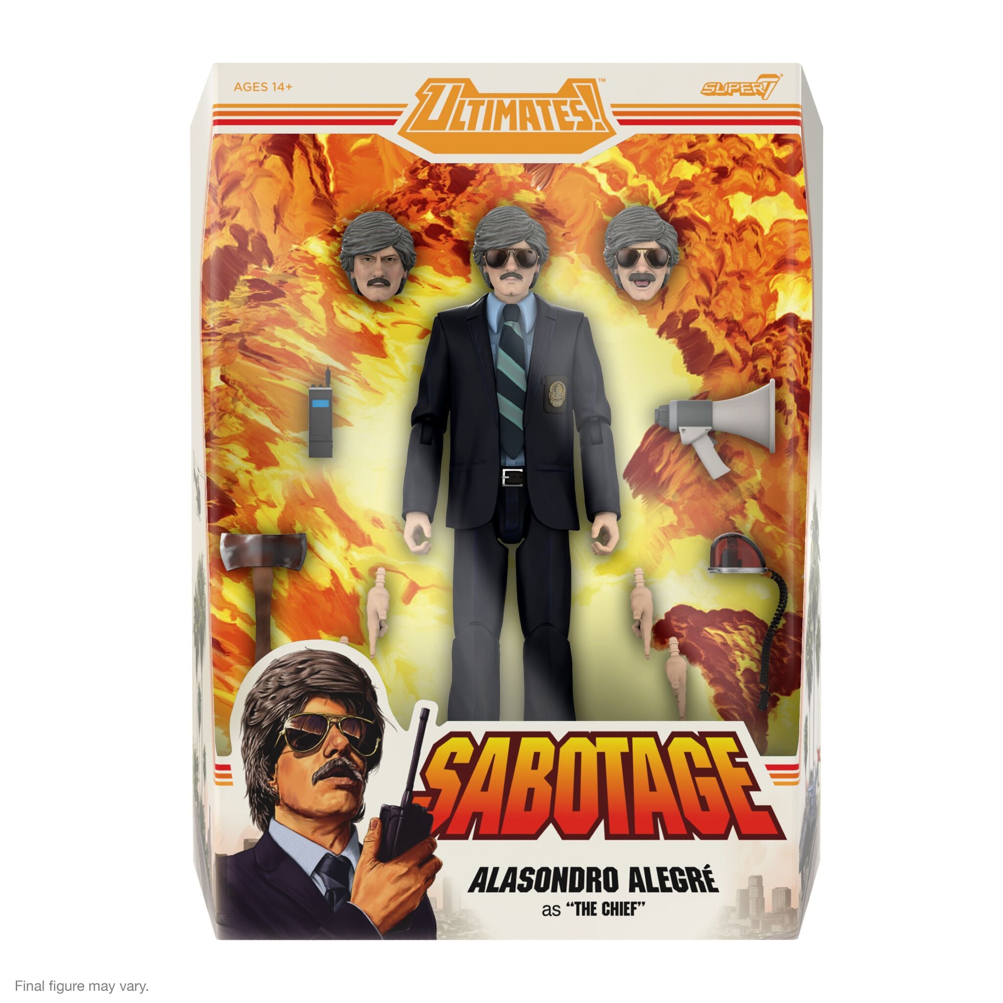 Super7 Ultimates Wave 01 Alasondro Alegre figurina Sabotage