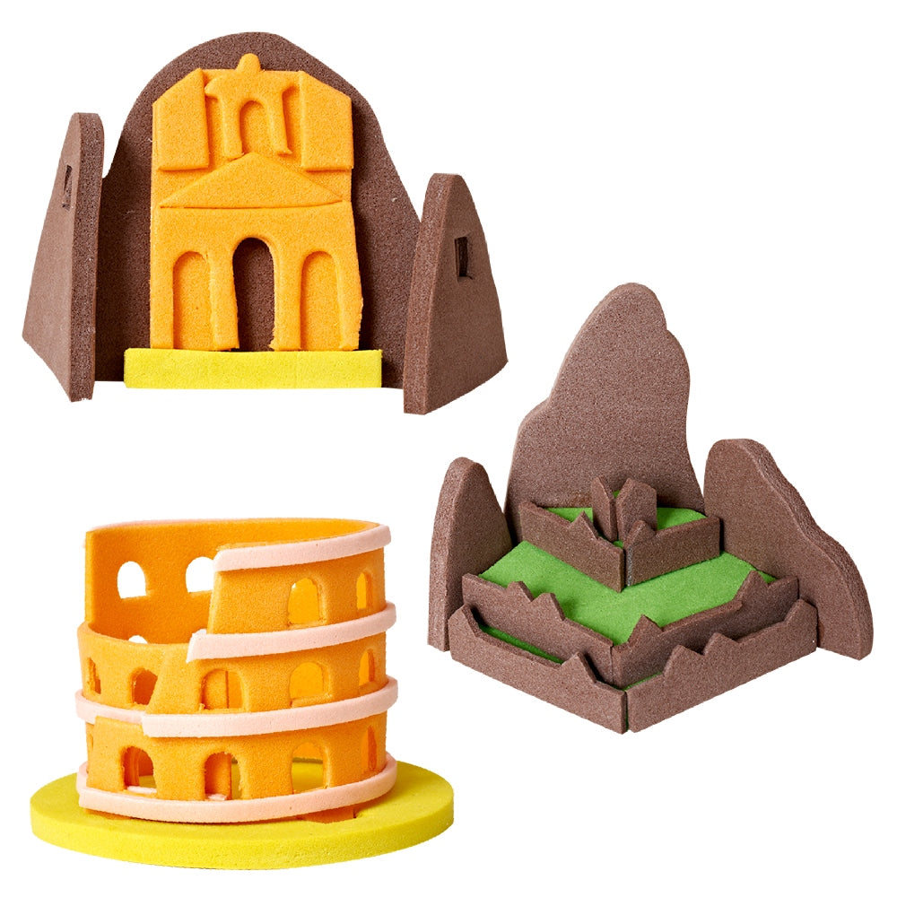 Imagimake Mapology Monuments machete 3D 13 modele 5 ani+