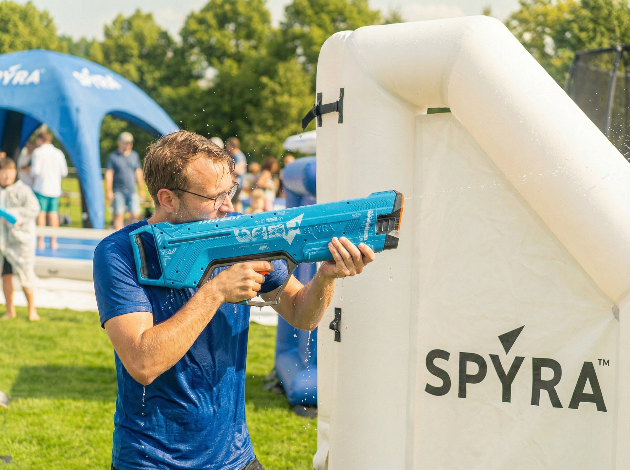 Spyra SpyraDash pistol cu apa albastru cu pompa