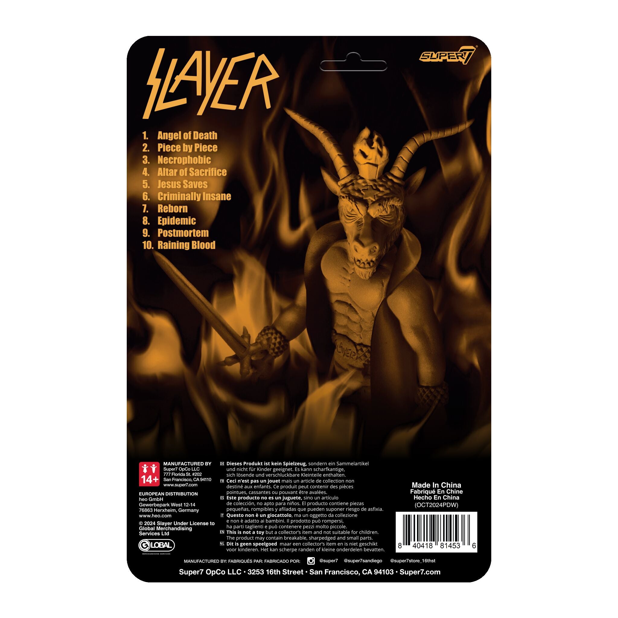 Super7 Slayer Minotaur Reign in Blood figurină 9,5 cm