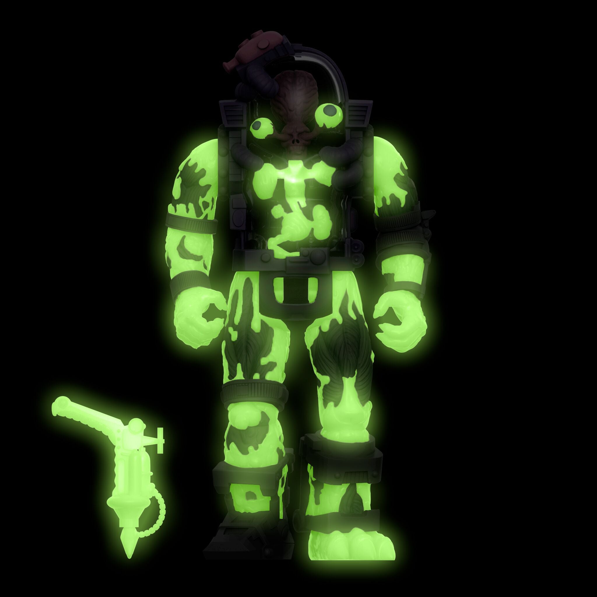 Super7 ReAction Mutagen Man figurina fosforescenta