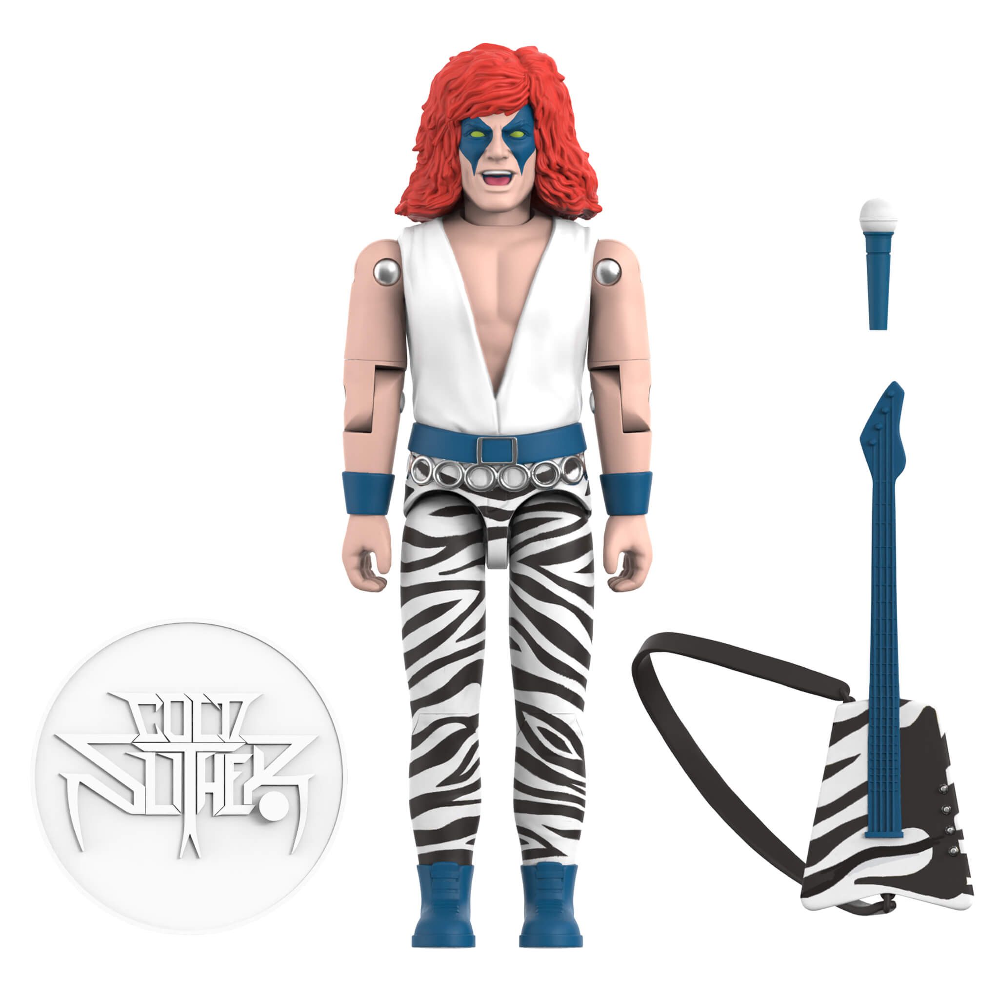 Super7 G.I. Joe ReAction+ Cold Slither Zartan set vinil 45 figurină