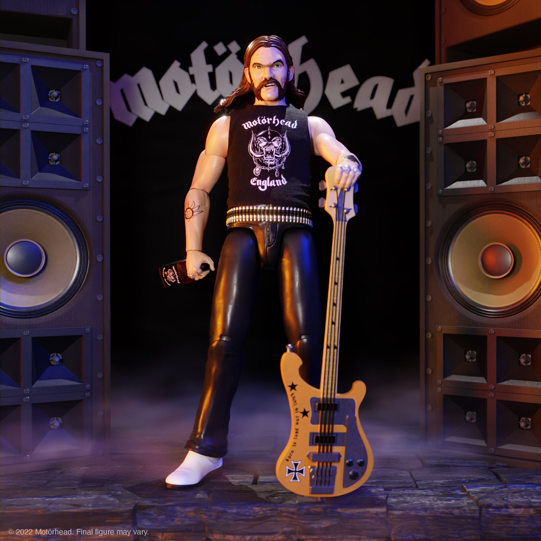 Super7 Motörhead Lemmy ULTIMATES figurină 18 cm anii 80