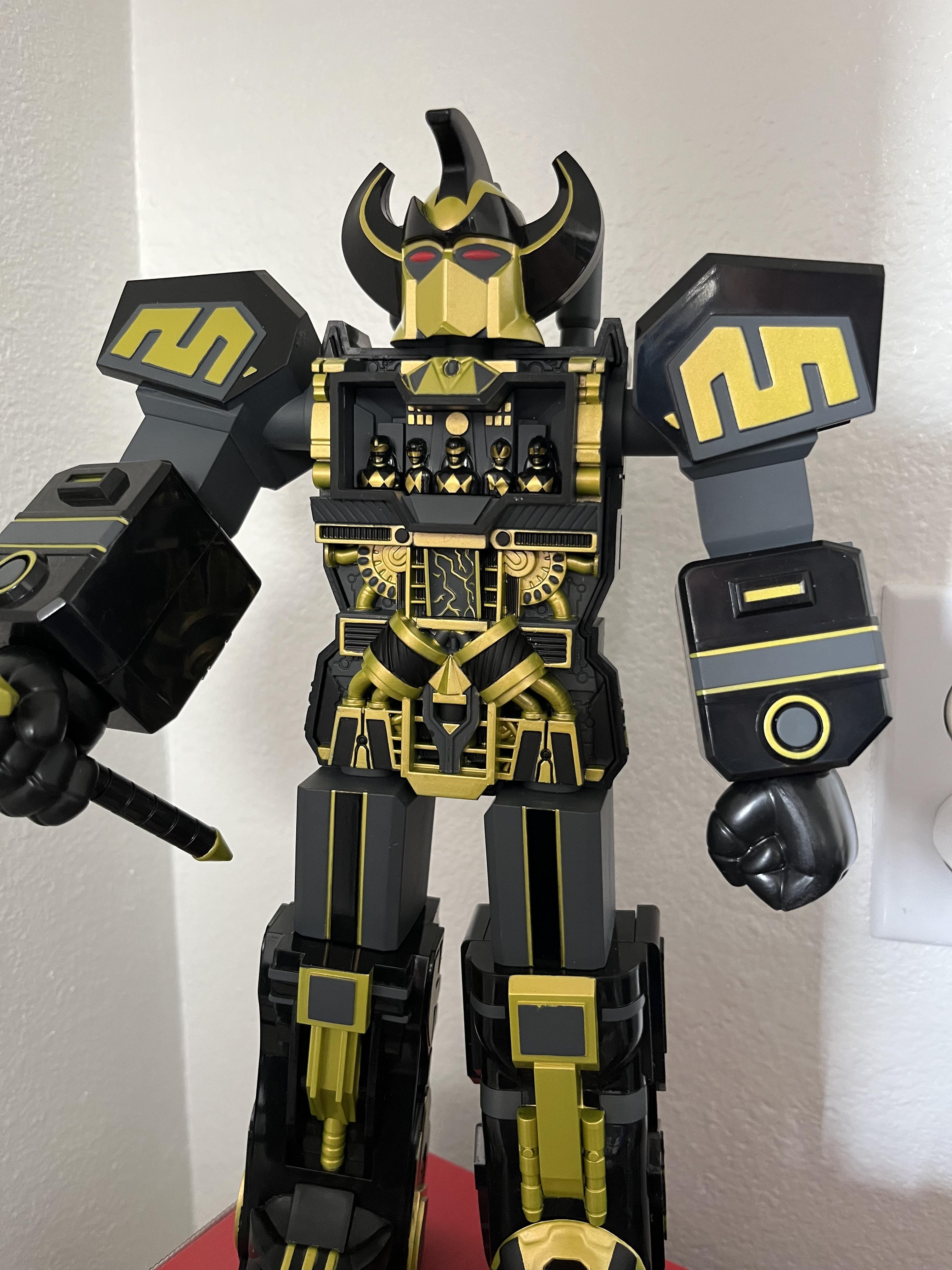 Super7 Power Rangers Super Cyborg Megazord 11 inch negru