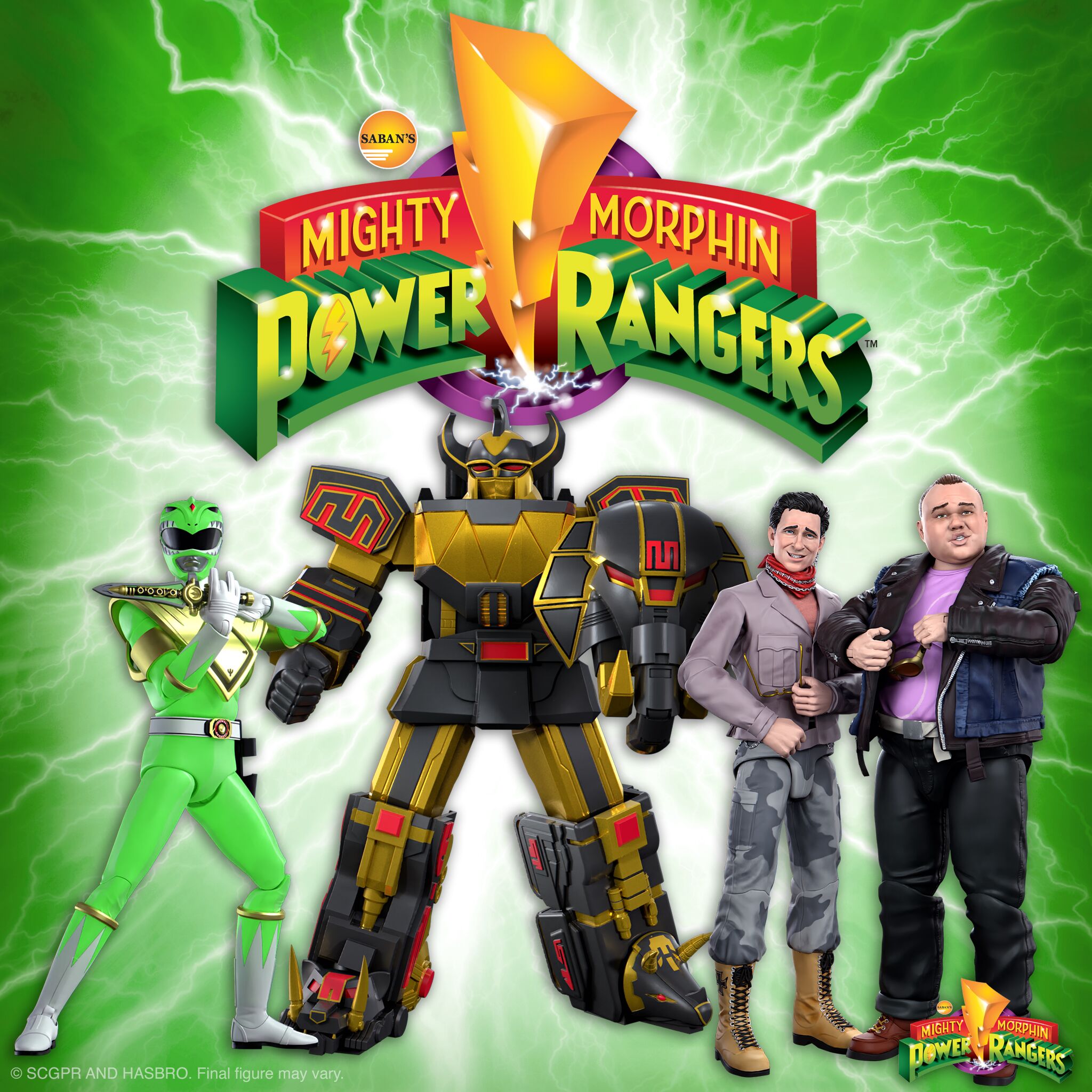 Super7 Power Rangers Ultimates Megazord Black Gold figurina 18cm