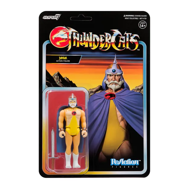 Super7 ThunderCats ReAction Jaga figurina 9,5 cm sabie