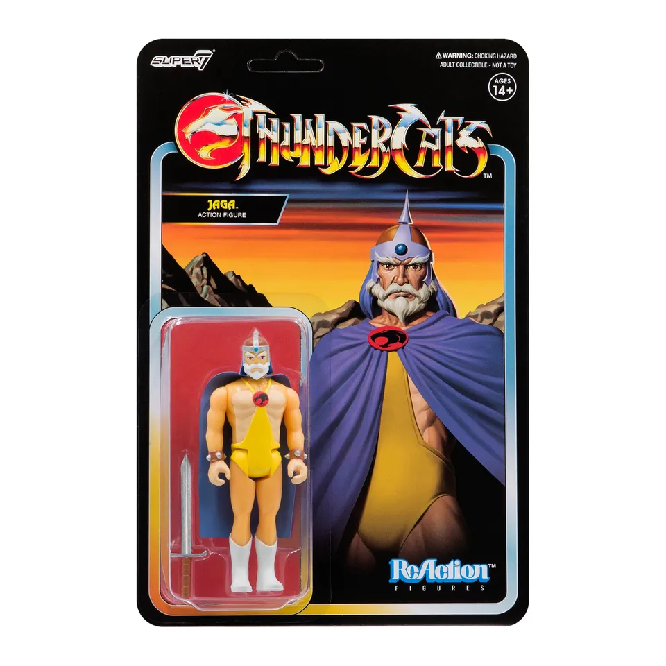 Super7 ThunderCats ReAction Jaga figurina 9,5 cm sabie