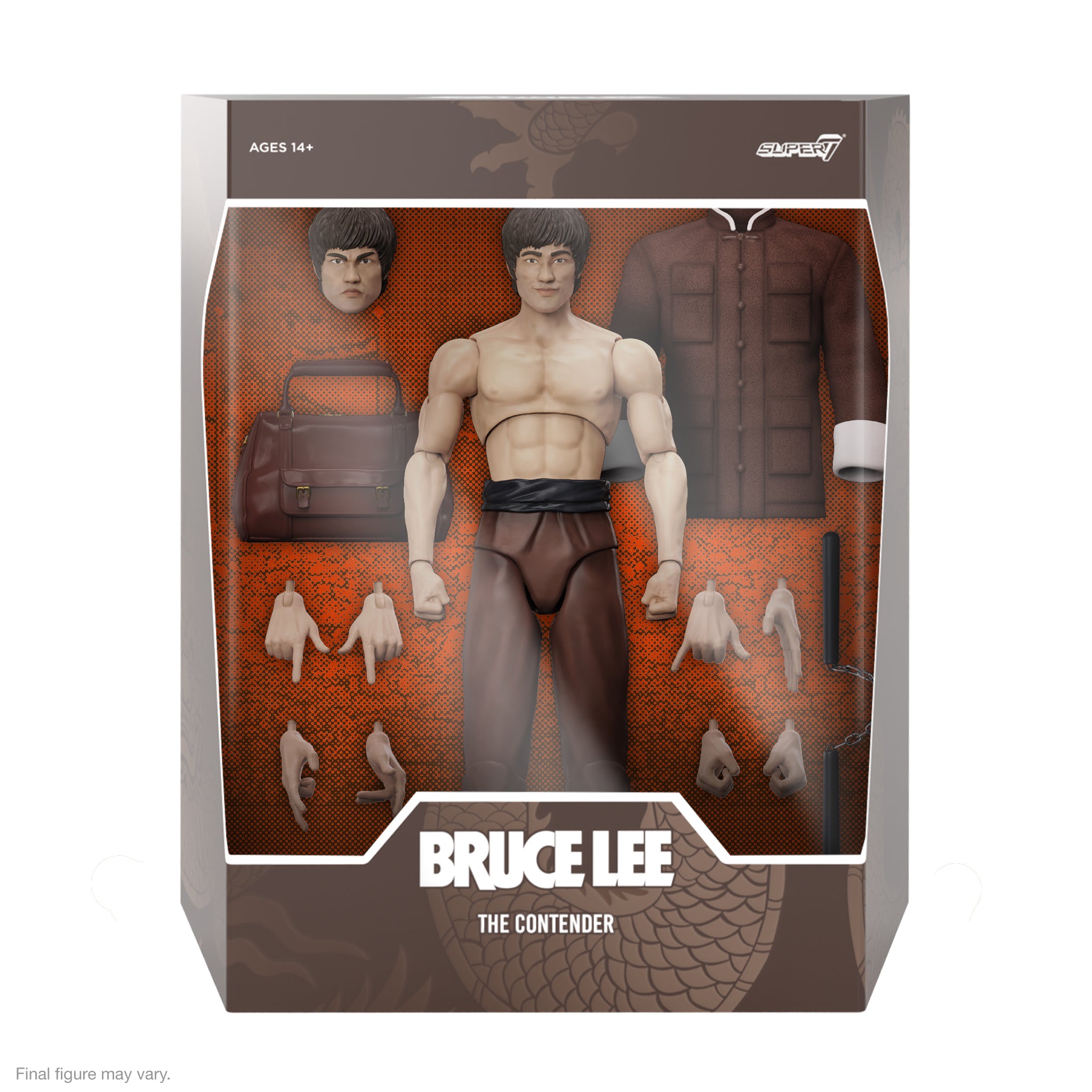 Super7 Bruce Lee Ultimates The Contender figurină 18 cm