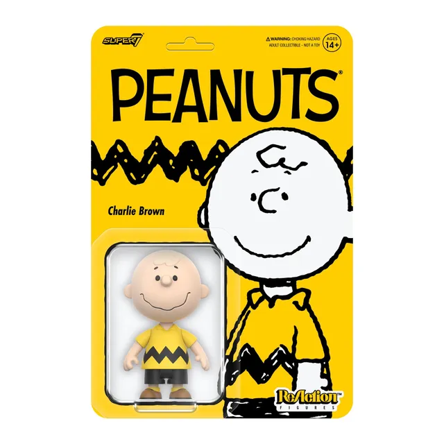 Super7 Peanuts ReAction Wave 07 Charlie Brown figurină