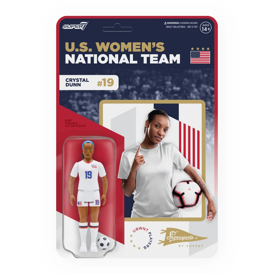 Super7 Supersports USWNT Crystal Dunn figurină fotbal articulată