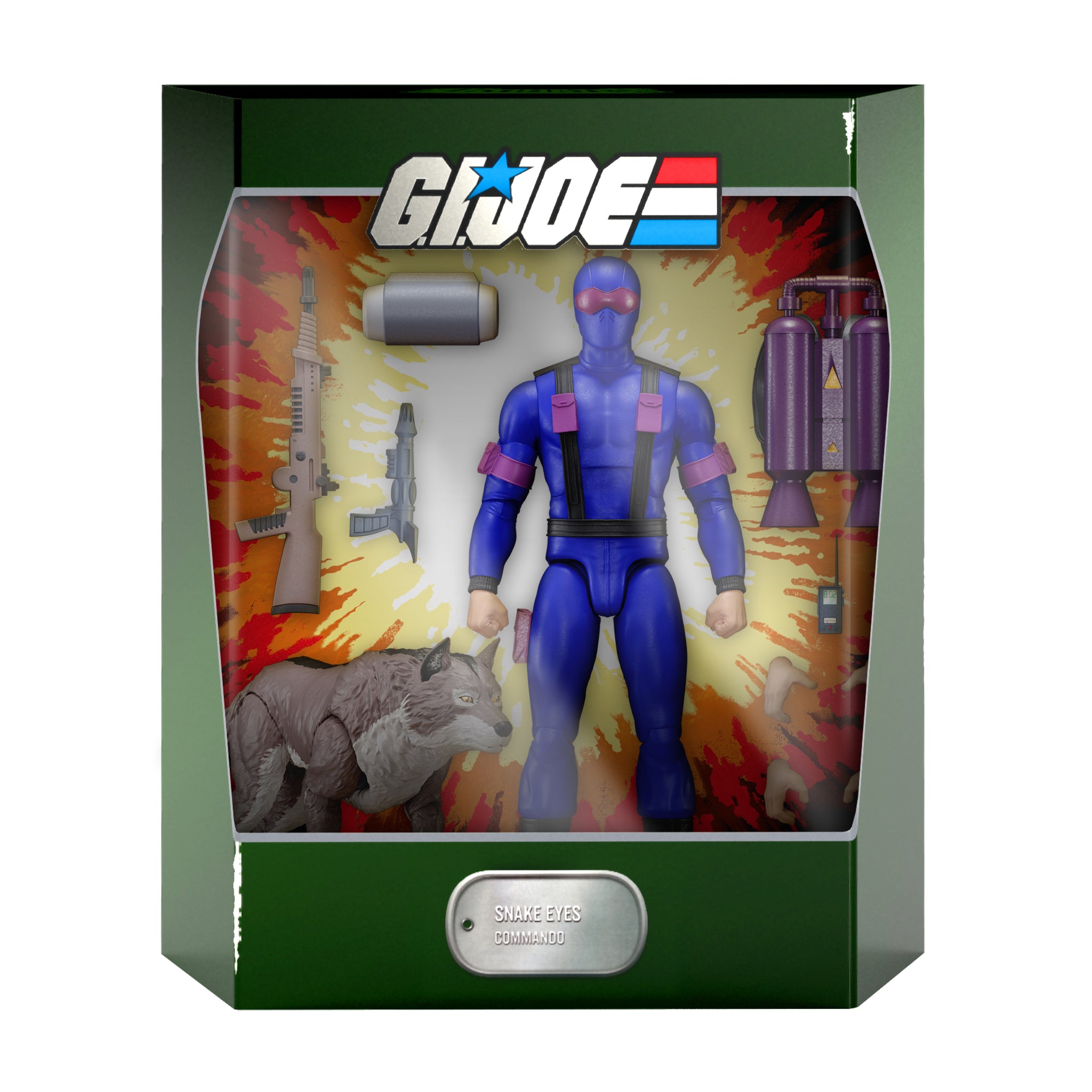 Super7 Ultimates Wave 1 Snake Eyes figurina cu Timber