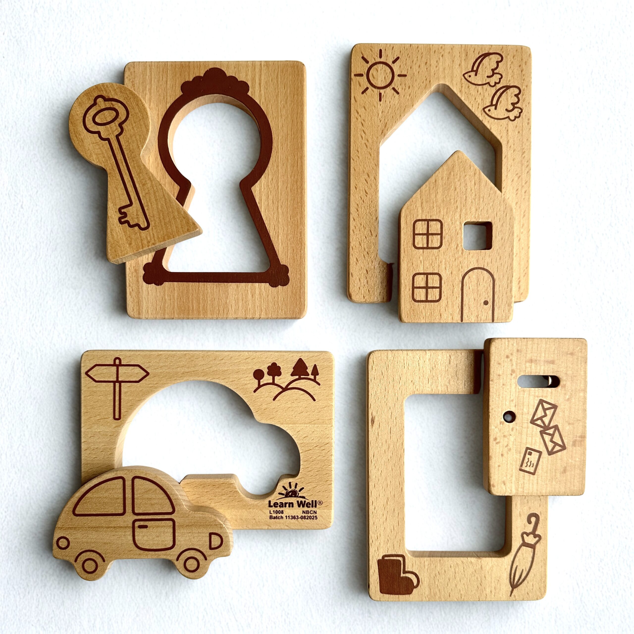Little Looking Shapes Home set 4 forme privit