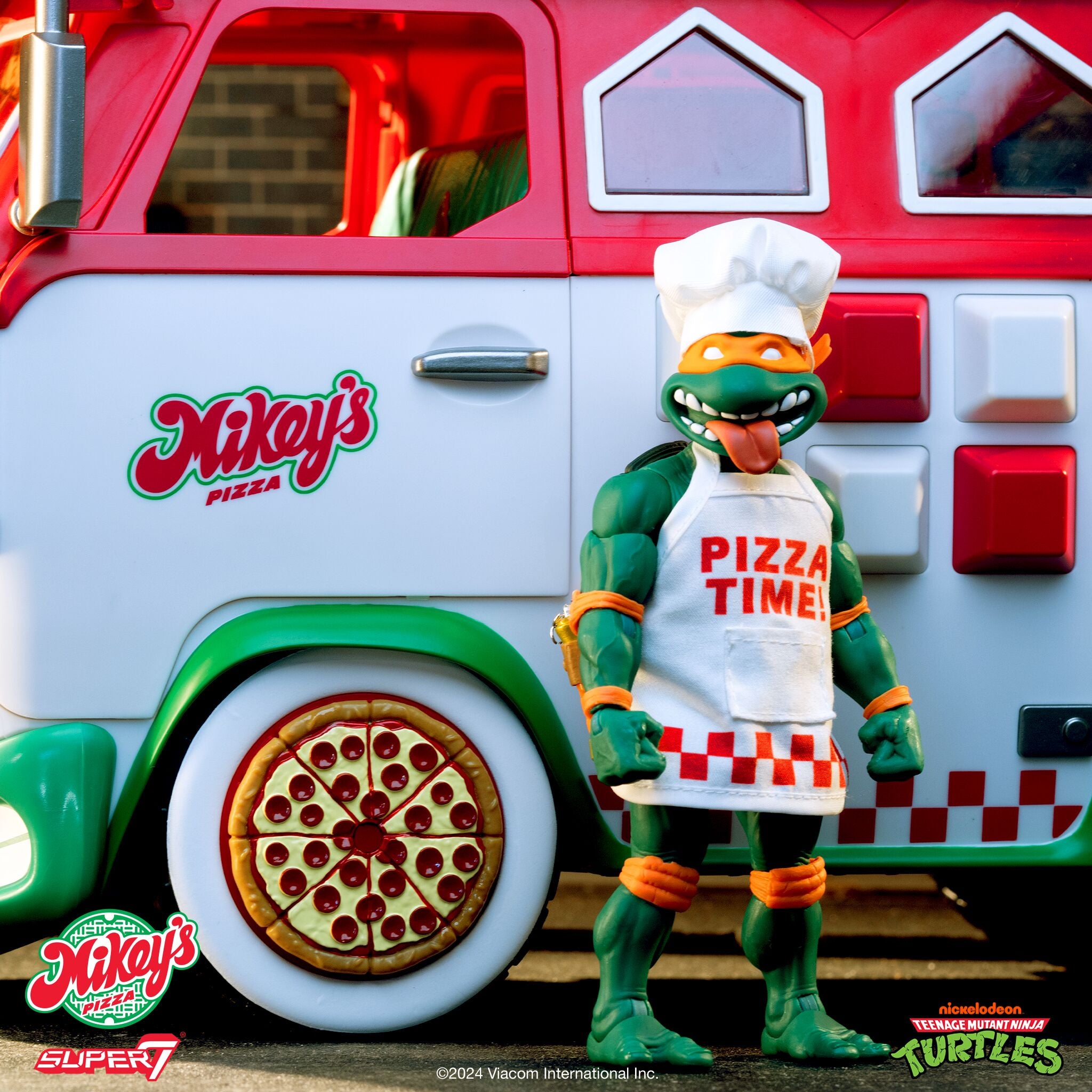 Super7 Ultimates Pizza Party Wagon vehicul 51 cm