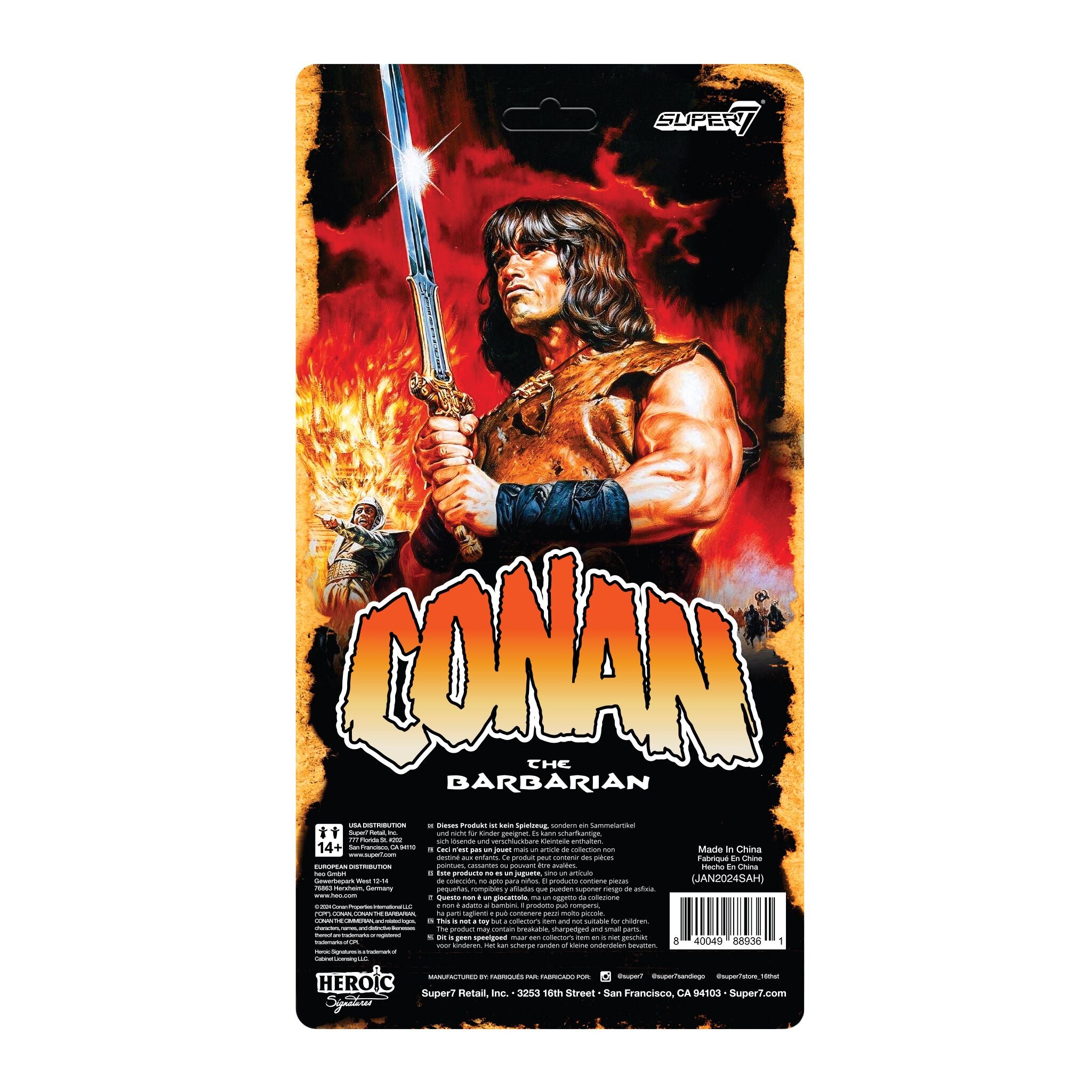Super7 Vintage Conan Blood Splatter figurină 14 cm