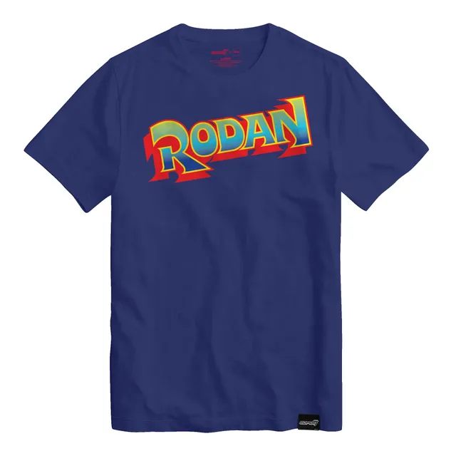 Super7 Toho Rodan Logo tricou albastru bumbac