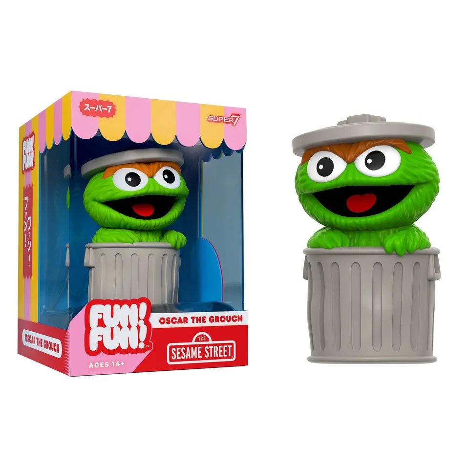 Super7 FUN FUN Sesame Street figurină Oscar 12 cm