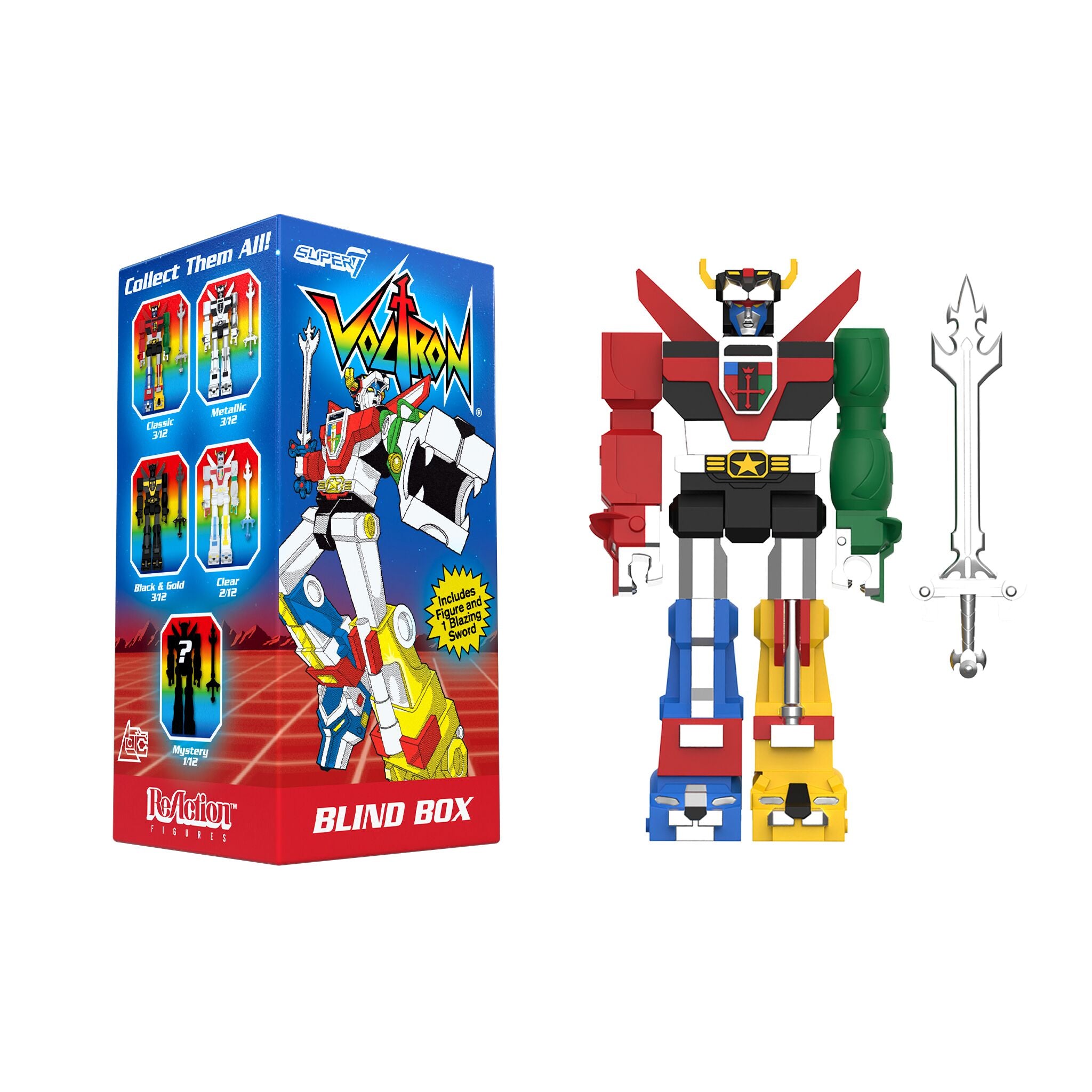 Super7 Voltron Blind Box figurina surpriza 9,5 cm