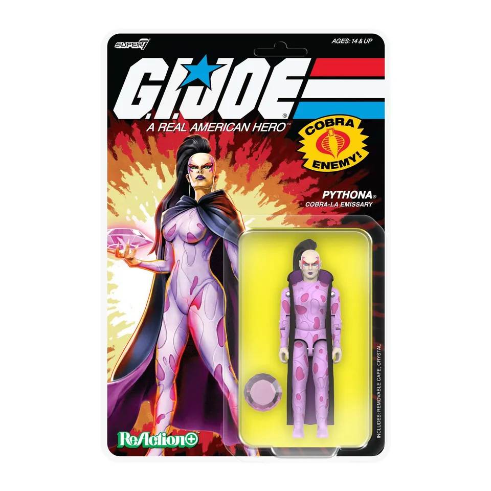 Super7 G.I. Joe ReAction+ Pythona Movie figurină