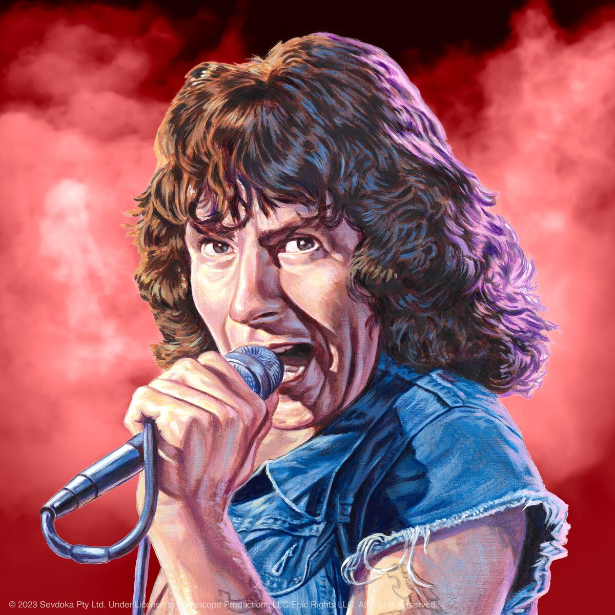 Super7 ReAction Bon Scott Wave 01 figurină