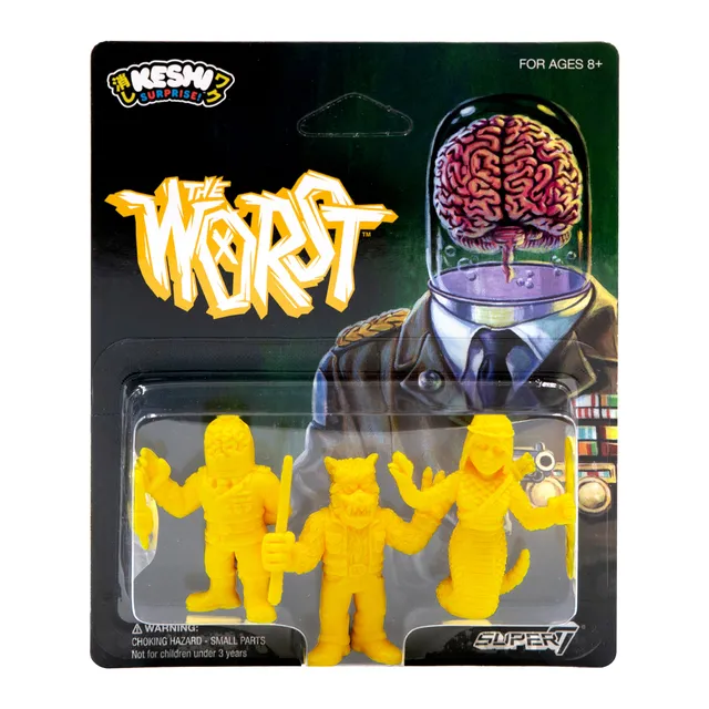 Super7 The Worst Keshi Pack B mini figurine galbene