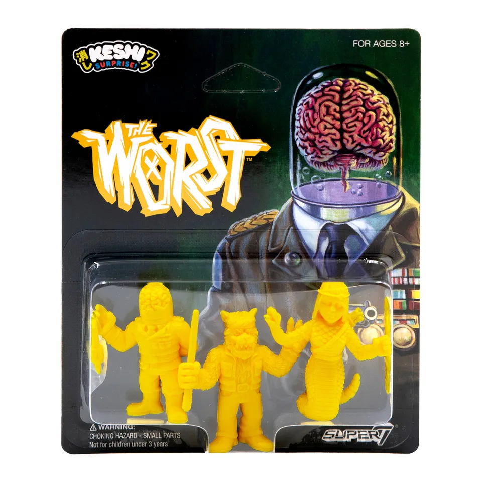 Super7 The Worst Keshi Pack B mini figurine galbene