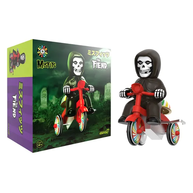 Super7 Super Cycles Fiend tricicleta negru cu trike rosu