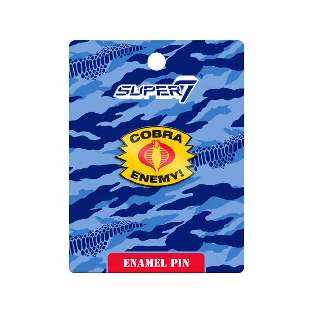 Super7 G.I. Joe Cobra Enemy pin metalic 2.5cm