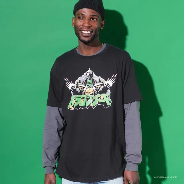 Super7 Power Rangers tricou Dragonzord negru bumbac