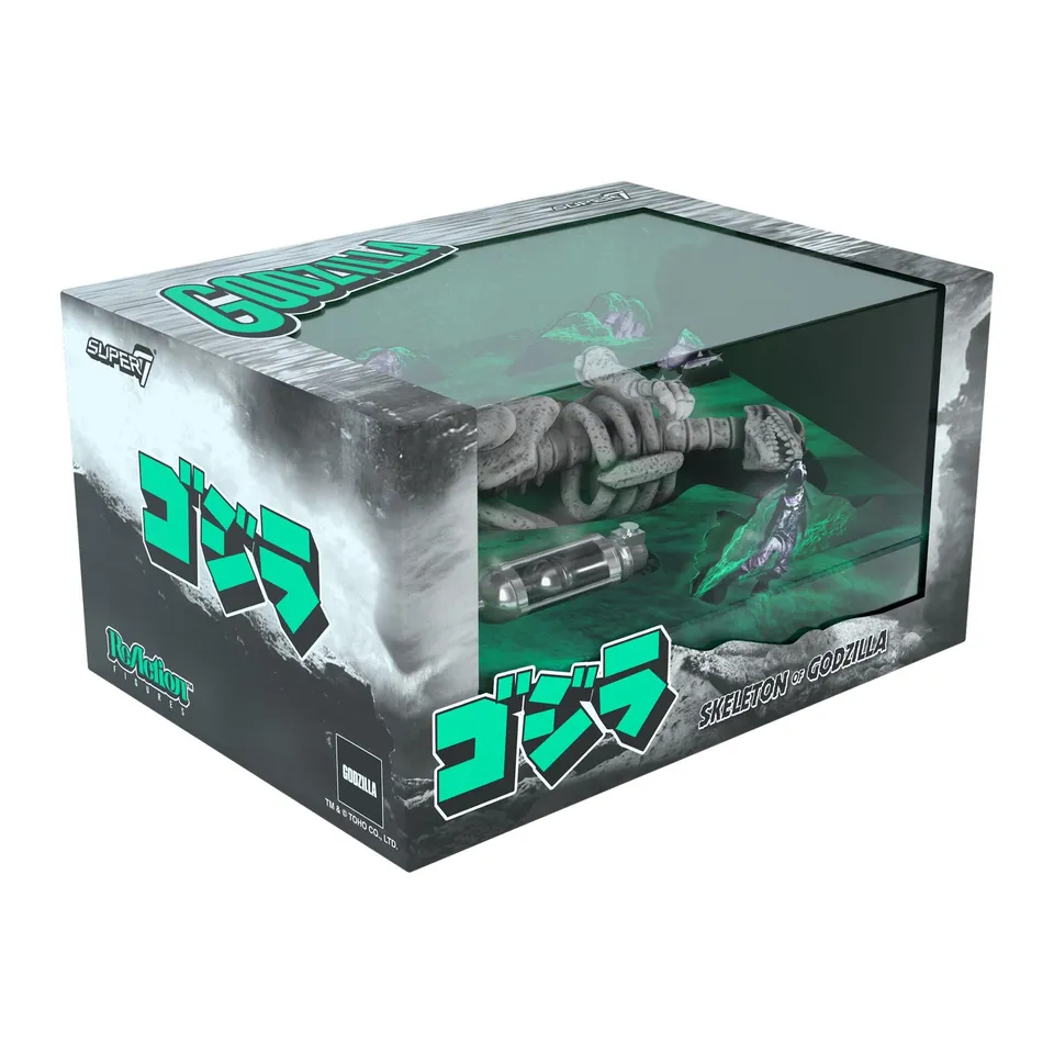 Super7 ReAction Godzilla Skeleton figurina schelet
