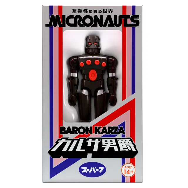 Super7 Micronauts ReAction+ Baron Karza figurina 10 cm