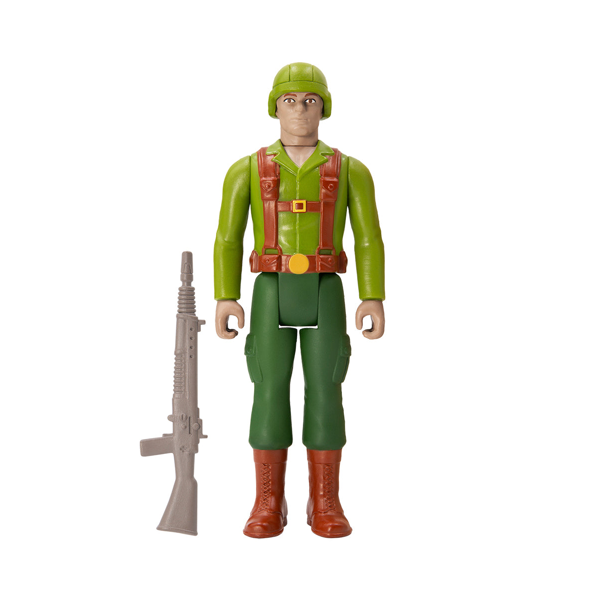 Super7 ReAction G.I. Joe Greenshirt Tan figurina 9,5 cm