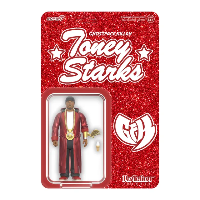 Super7 ReAction Ghostface Killah Toney Starks figurina