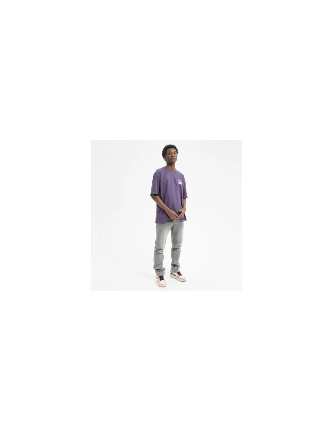 Hydroponic Roadster tricou bumbac mov închis lejer