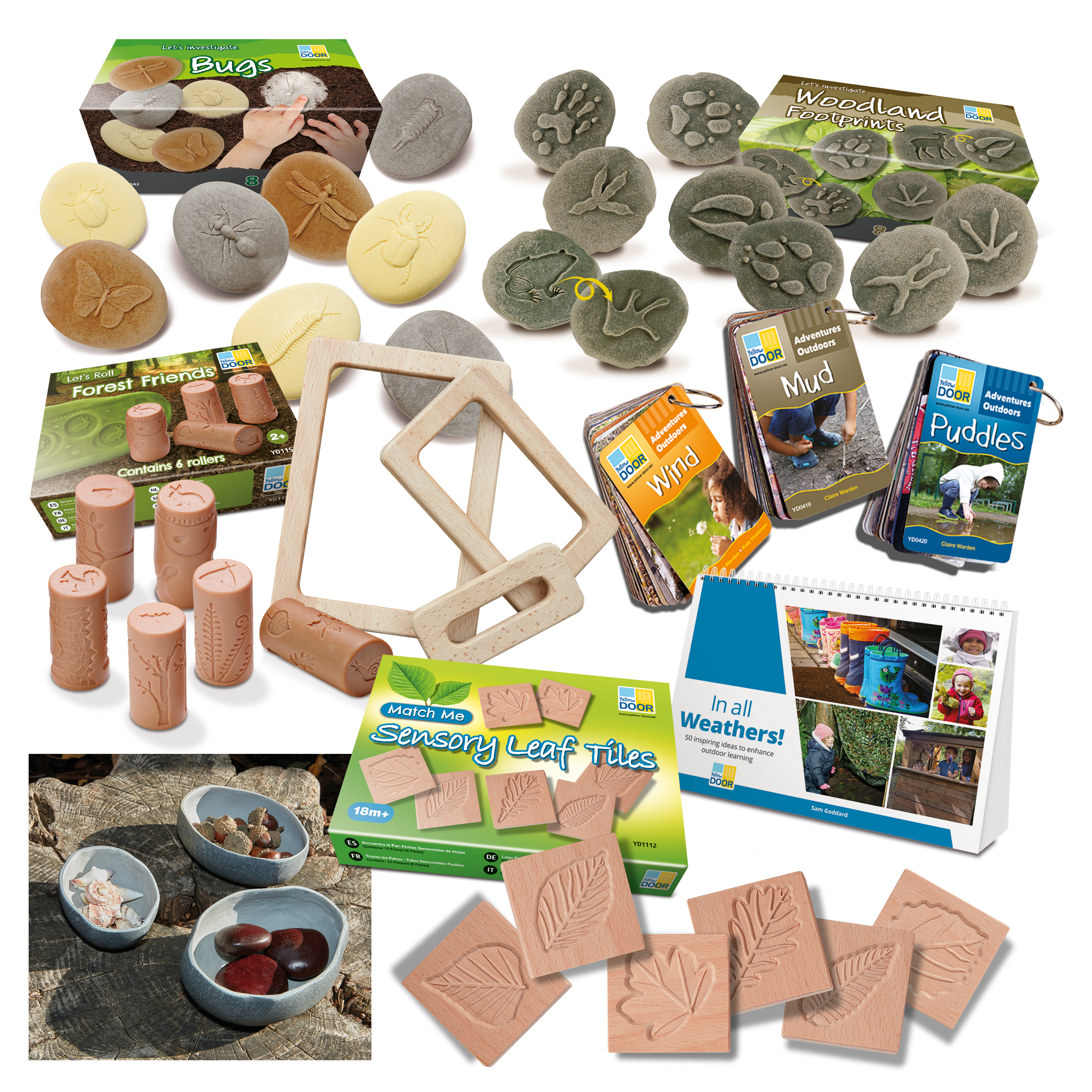 Yellow Door Forest School colecție explorare natură 8 piese