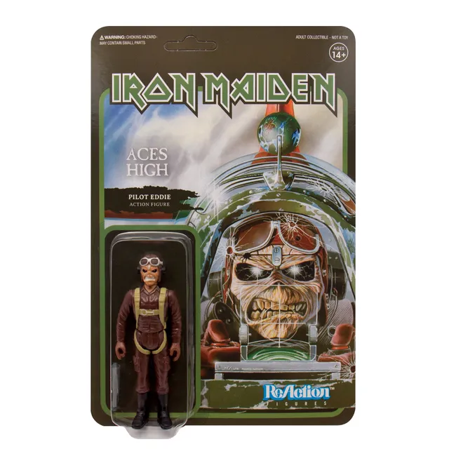Super7 Iron Maiden ReAction Aces High figurină 9,5 cm cu pistol