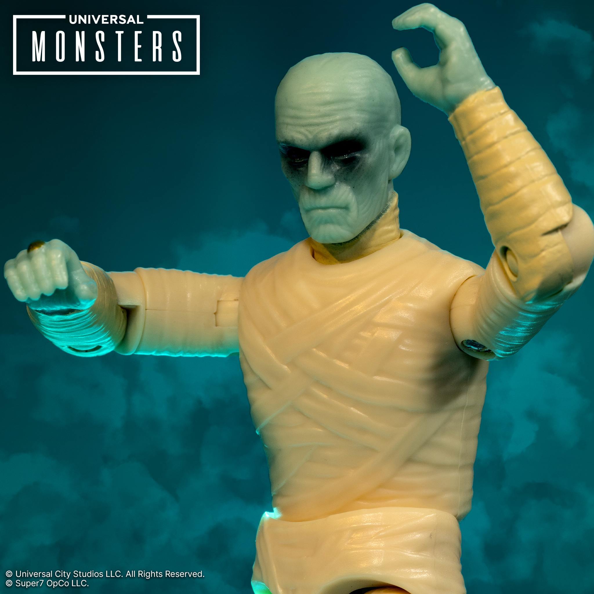 Super7 Universal Monsters ReAction+ Mumia figurină 10 cm