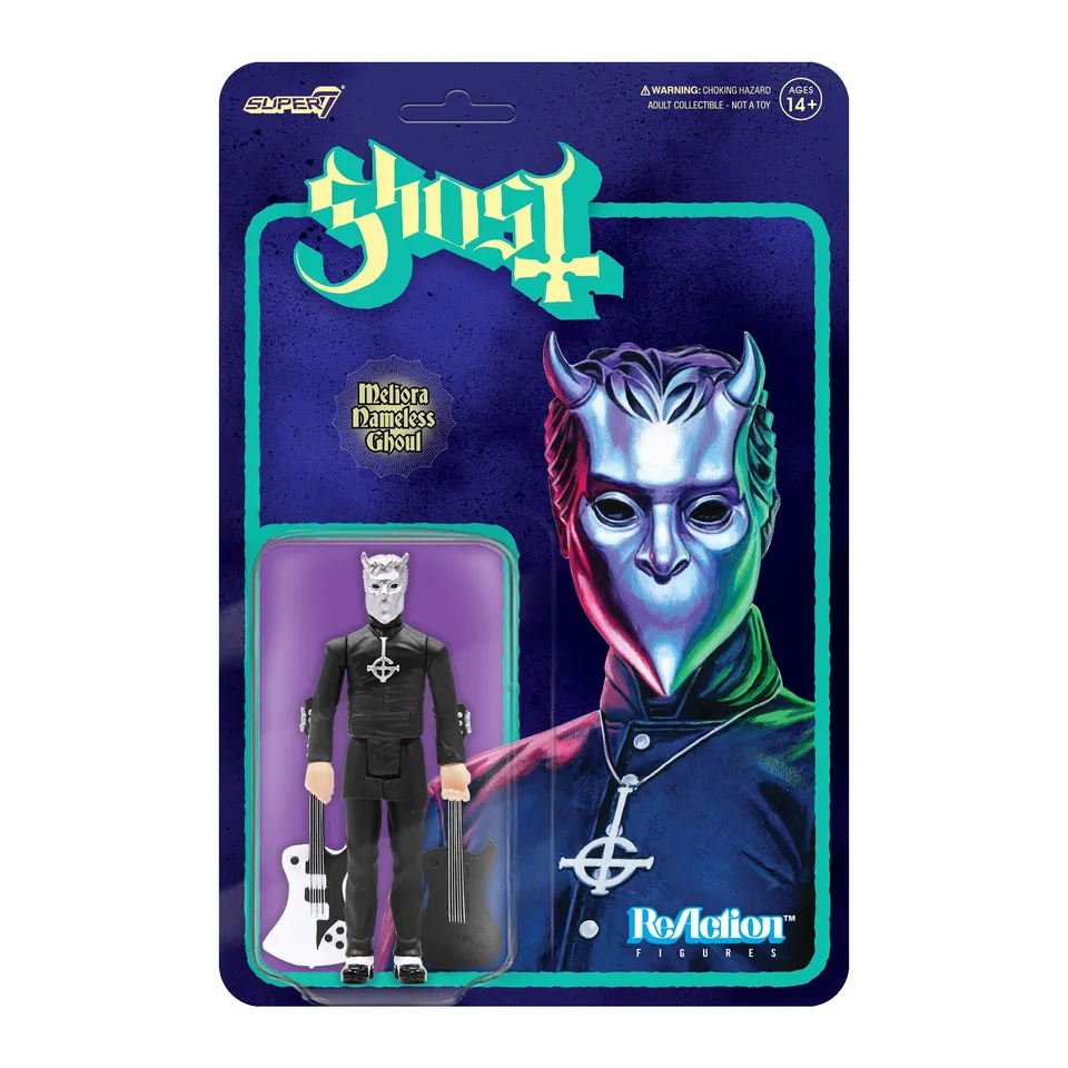Super7 ReAction Ghost Meliora Ghoul figurină 9,5 cm chitară