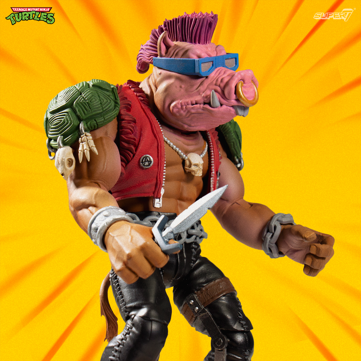 Super7 TMNT Bebop ULTIMATES figurina 18 cm Wave 2