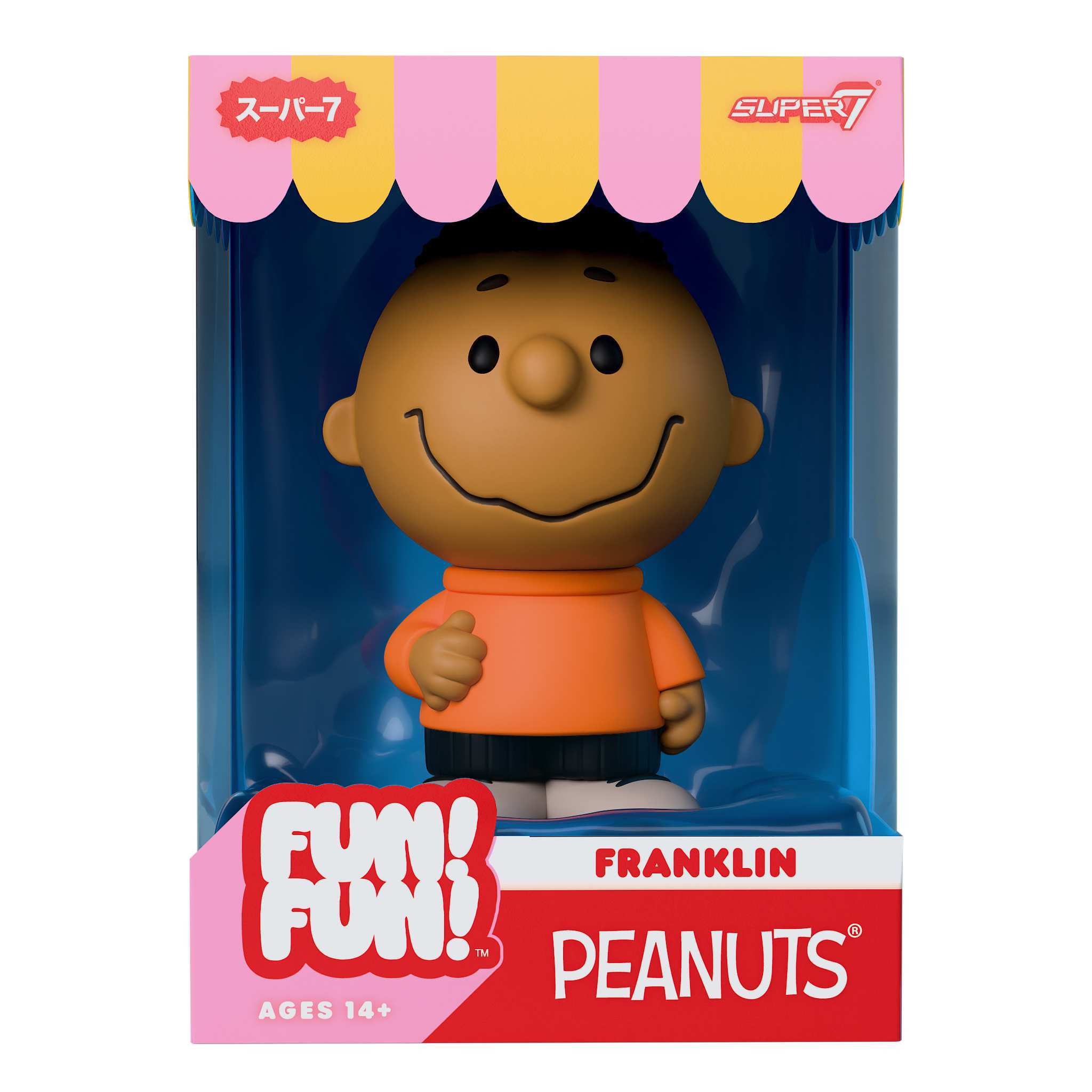 Super7 Peanuts FUN Franklin figurina vinil 13 cm