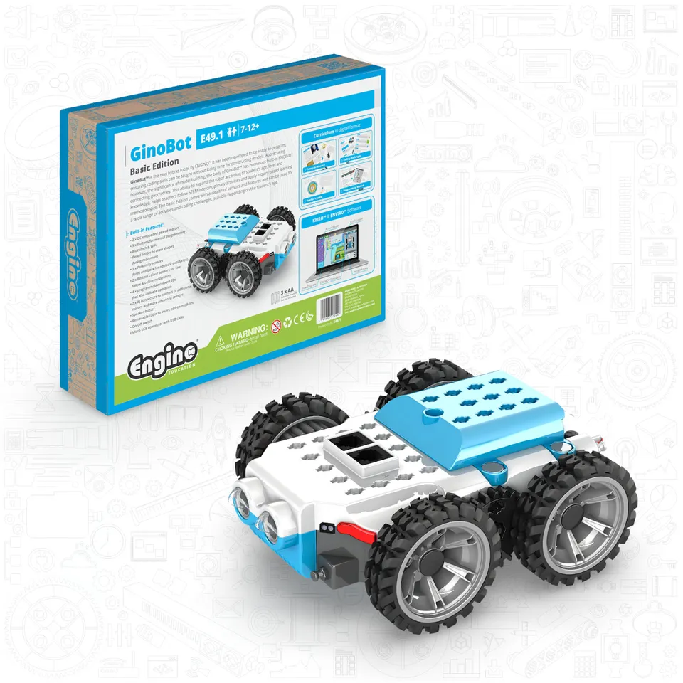 Engino GinoBot Basic Edition Robot Programabil 7-12 Ani