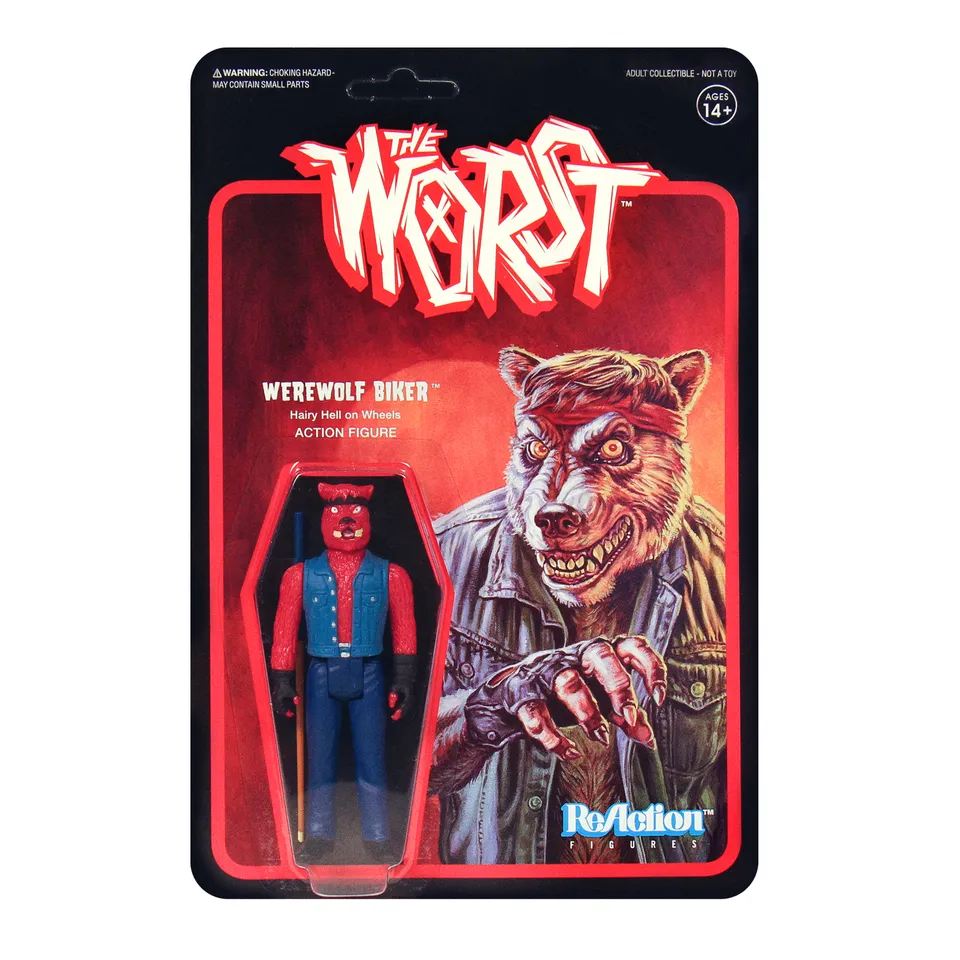 Super7 The Worst Werewolf Biker Color 2 figurină articulată