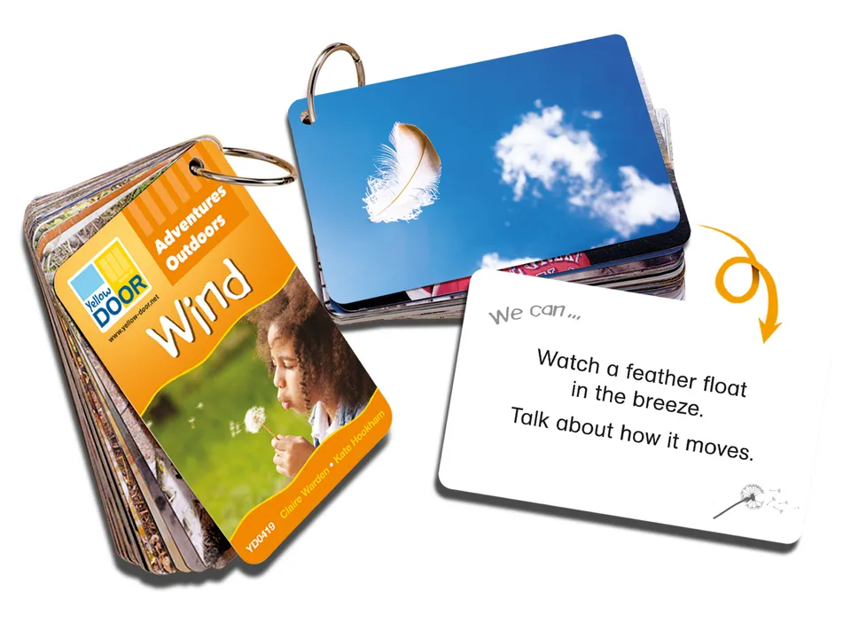 Yellow Door Adventures Outdoors Wind carduri joaca vant set 30