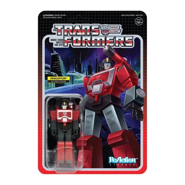 Super7 Transformers ReAction Perceptor figurină Wave 3