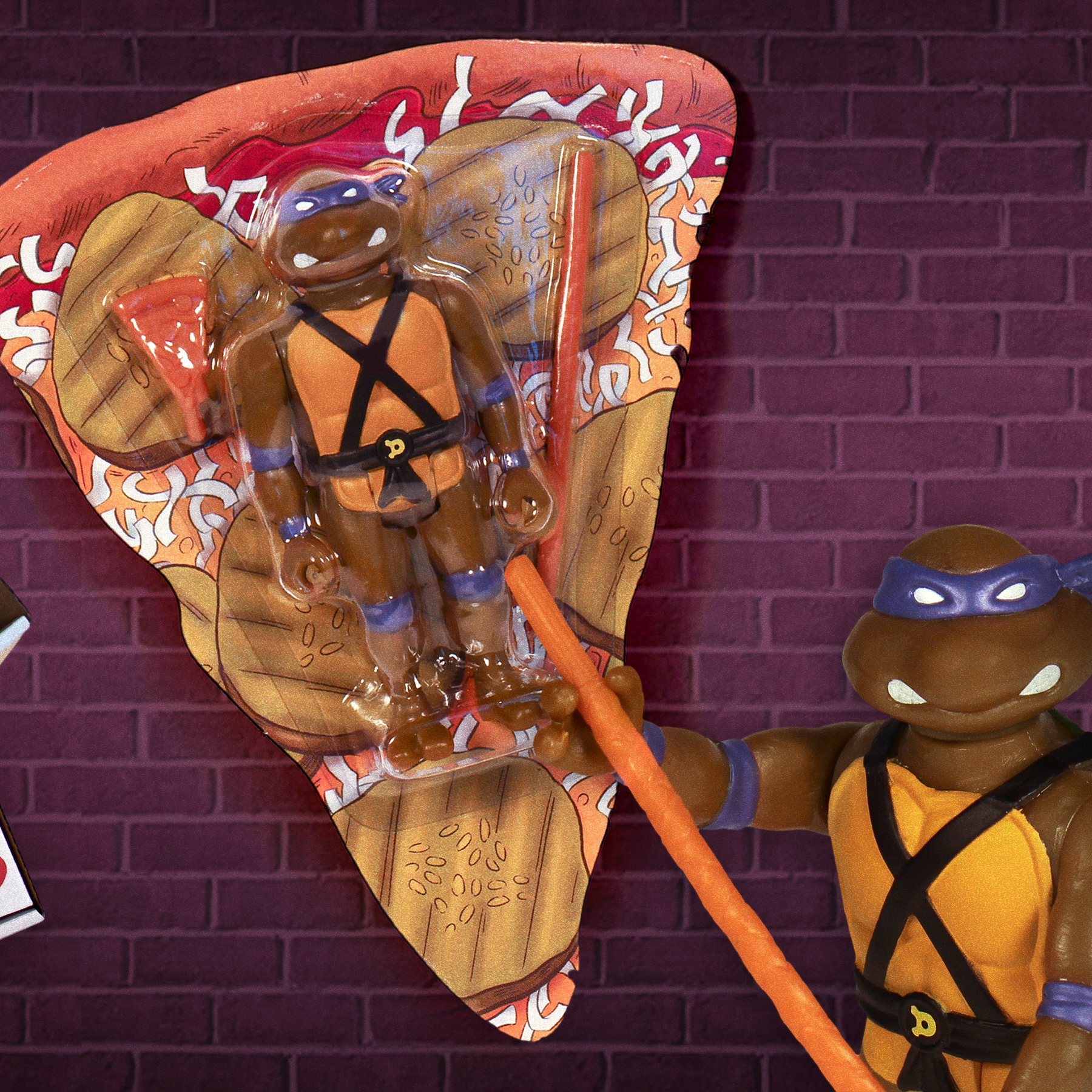 Super7 ReAction TMNT Pizza Box 4 figurine 9,5cm SDCC