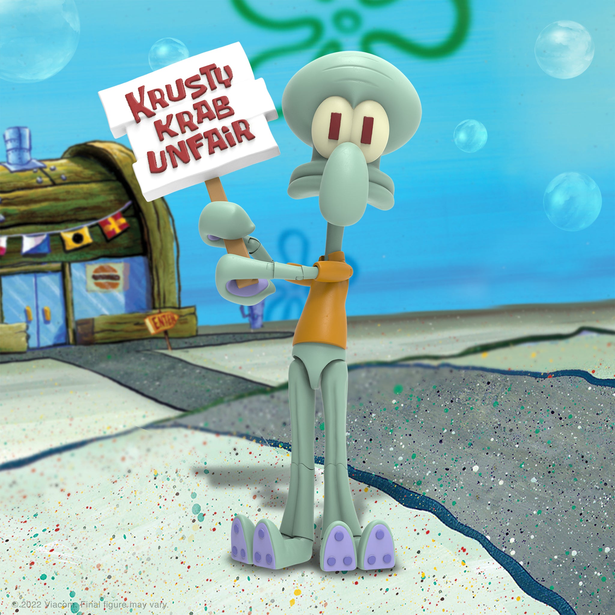 Super7 SpongeBob Ultimates Squidward figurina 7 inch