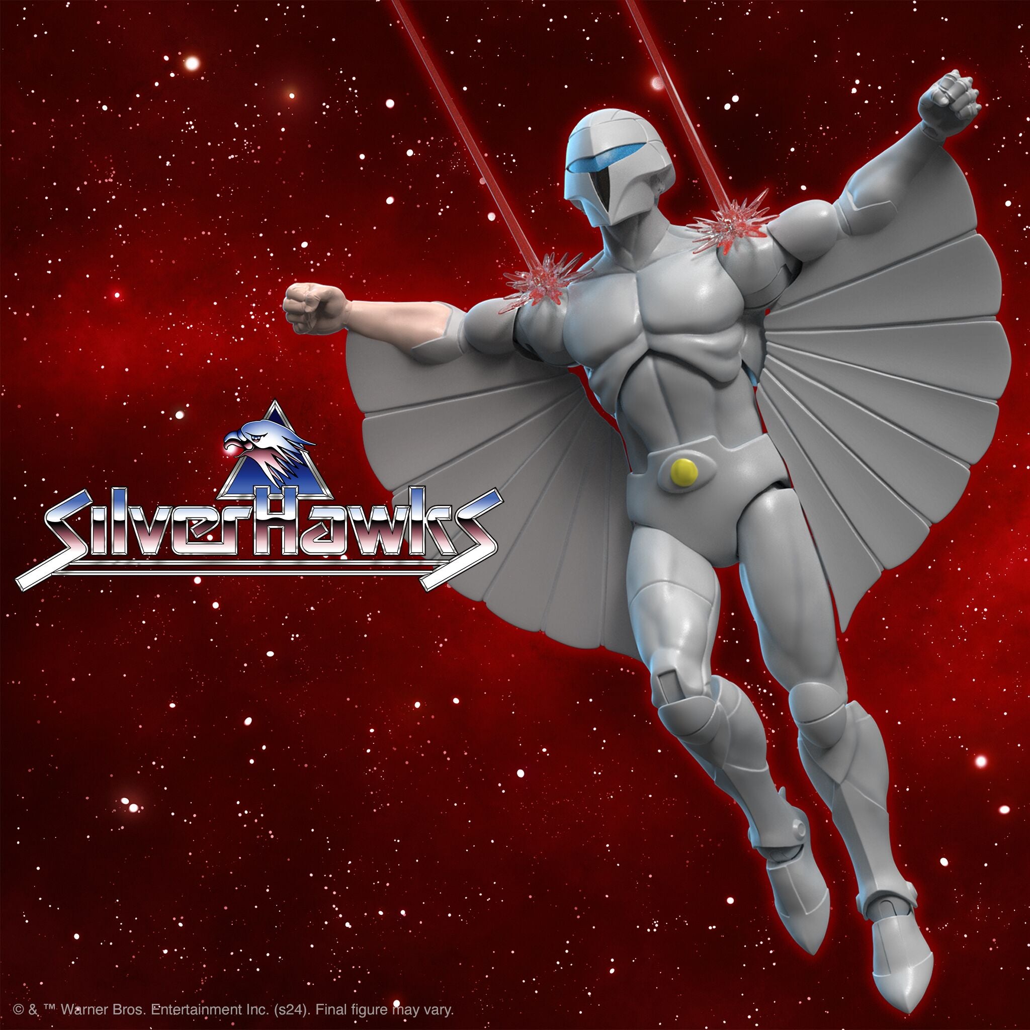 Super7 SilverHawks Ultimates Darkbird figurina 18 cm articulata