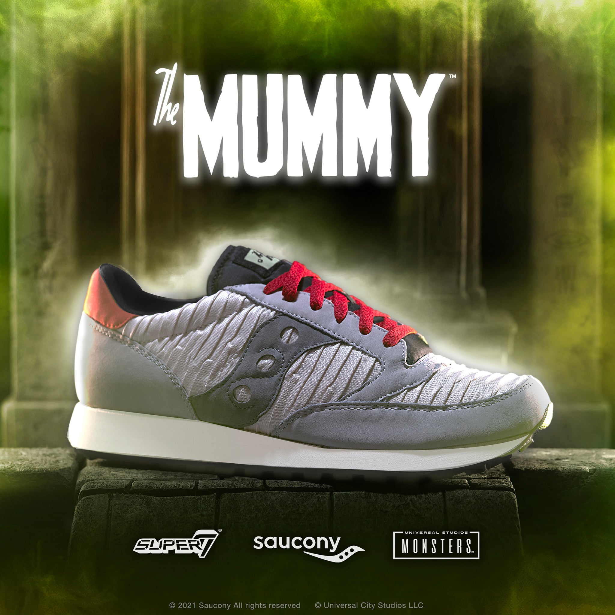 Super7 Saucony Universal Monsters Mummy adidasi bej