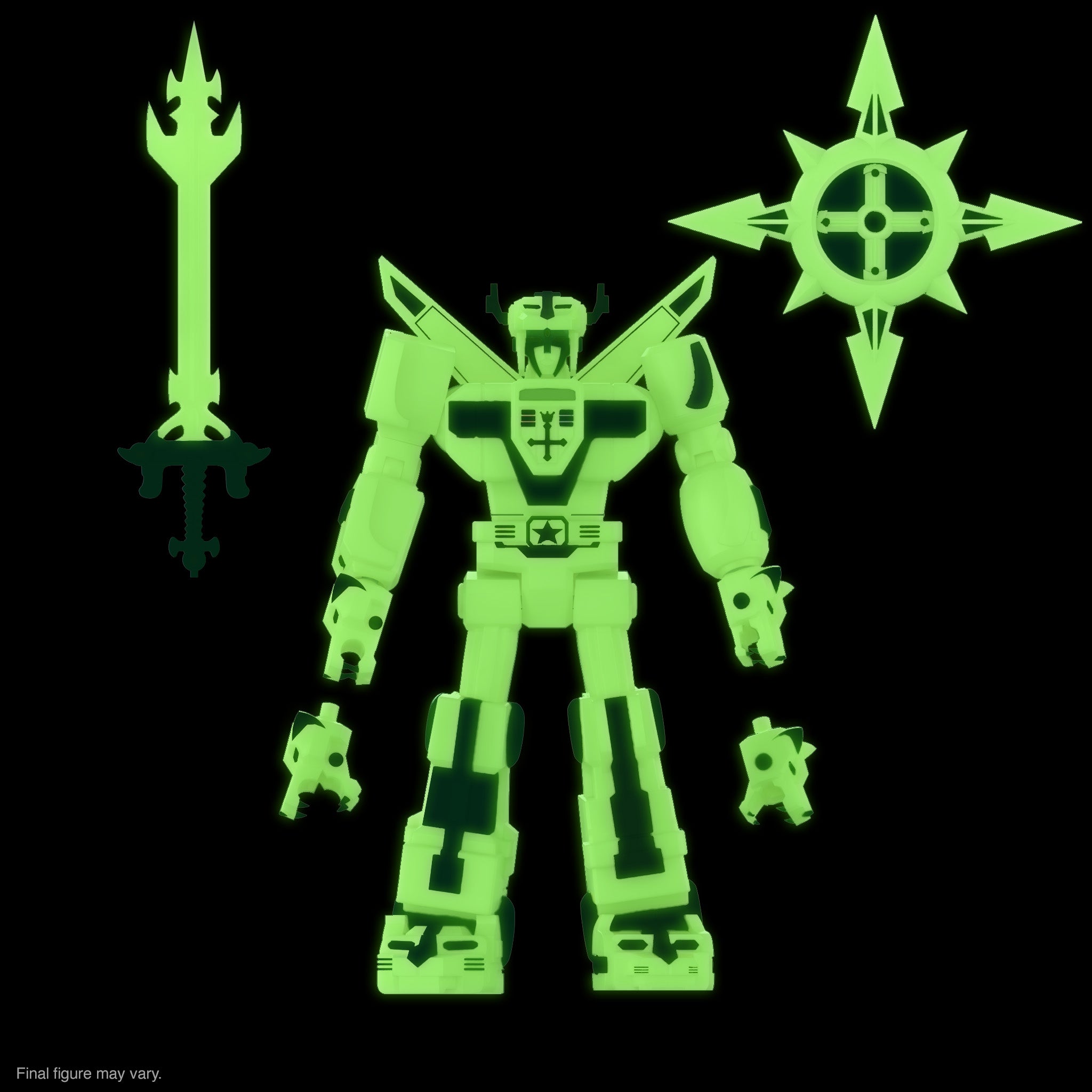 Super7 Ultimates Voltron Lightning Glow figurina 18 cm