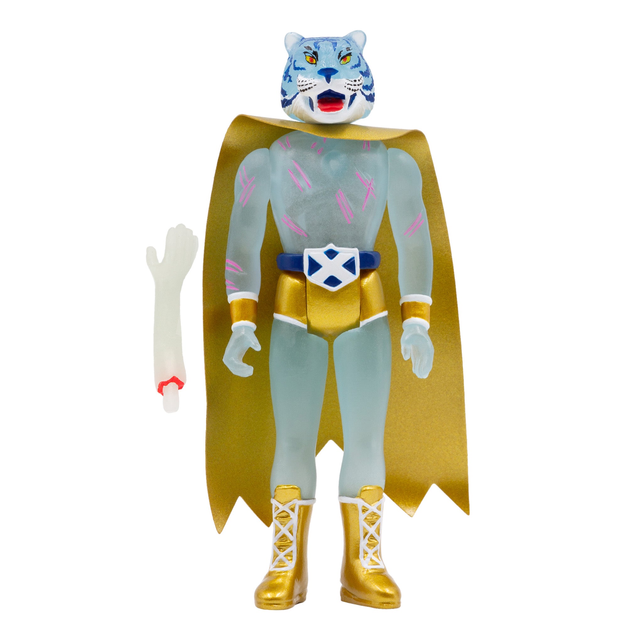 Super7 The Worst Red Tiger figurina Monster Glow fosforescenta