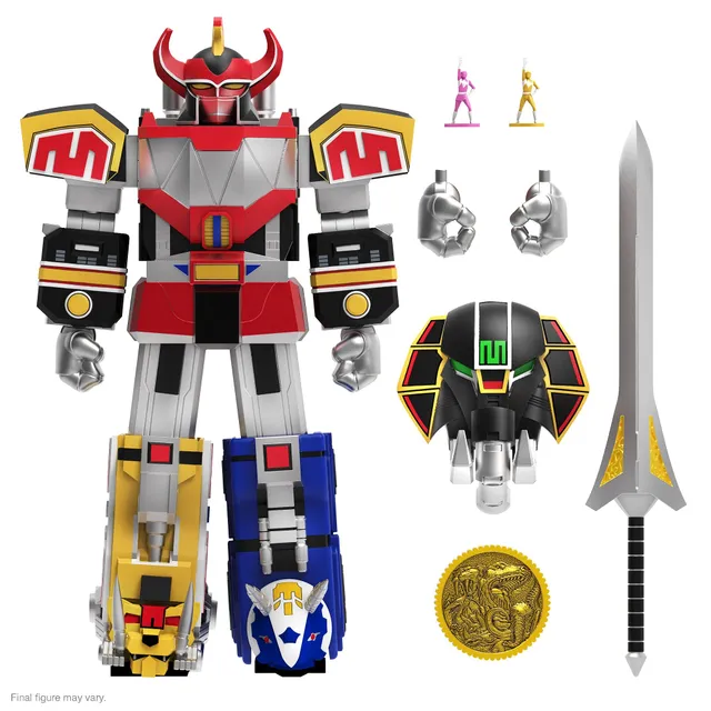 Super7 Ultimates Wave 3 Dino Megazord figurina 20 cm cu sabie